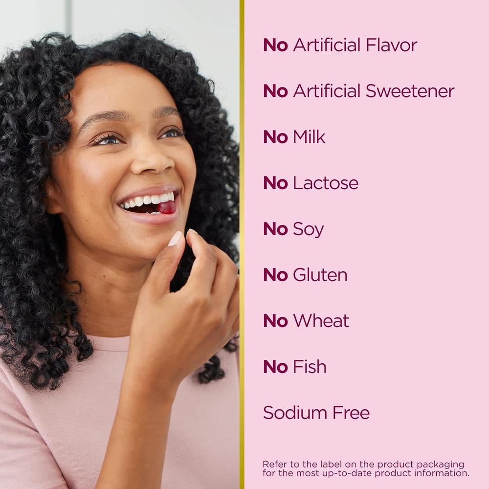 MULTIVITAMÍNICO MUJER NATURE'S BOUNTY + COLÁGENO 50 MG 140 GOMITAS - 6