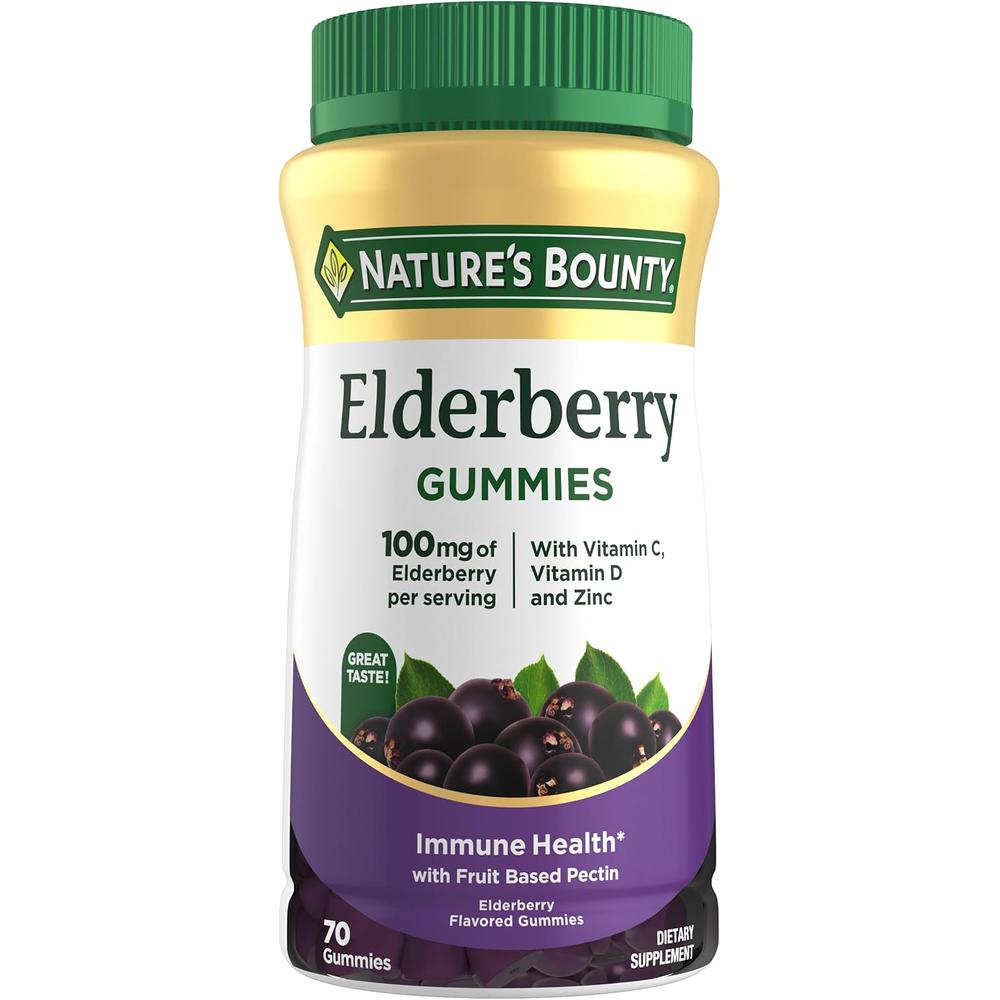 SAÚCO NATURE'S BOUNTY 100 MG 70 GOMITAS - 1