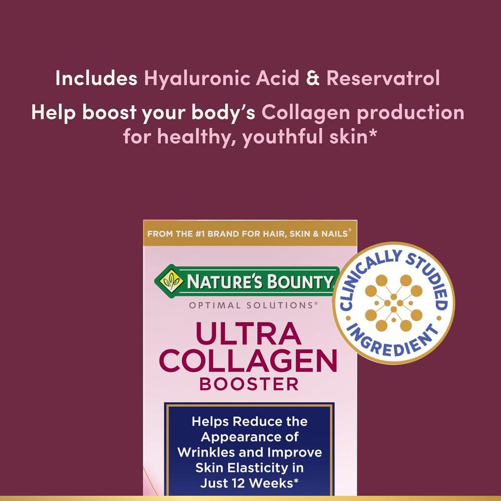 ULTRA COLLAGEN BOOSTER NATURE'S BOUNTY BIOCELL COLLAGEN 1000 MG 48 CÁPSULAS - 4