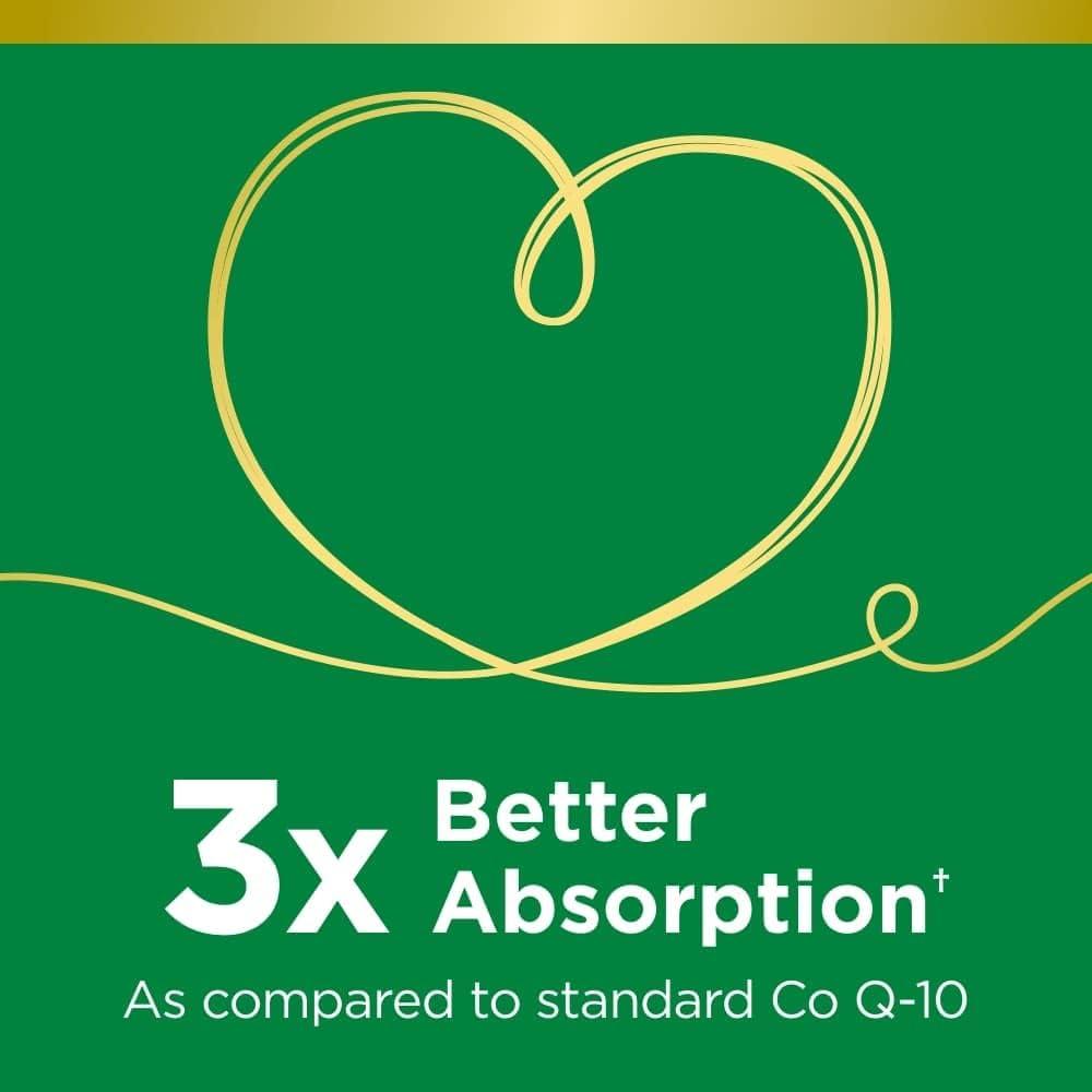COENZIMA Q10 ADVANCED TRIPLE ABSORB NATURE'S BOUNTY 100 MG 90 CÁPSULAS BLANDAS | PACK 2 - 4