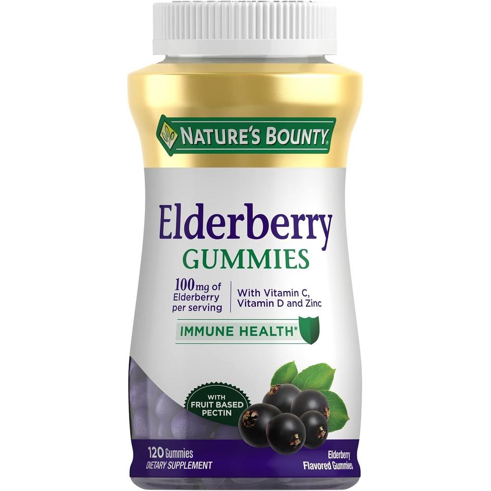 SAÚCO NATURE'S BOUNTY 100 MG 120 GOMITAS - 1