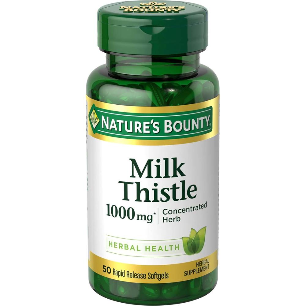 CARDO MARIANO NATURE'S BOUNTY 1000 MG 50 CÁPSULAS BLANDAS - 1