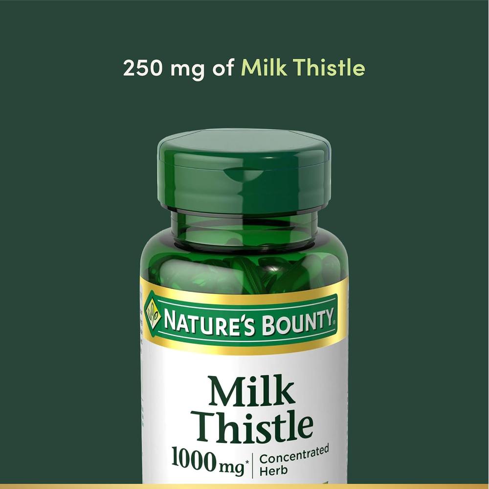 CARDO MARIANO NATURE'S BOUNTY 1000 MG 50 CÁPSULAS BLANDAS - 3