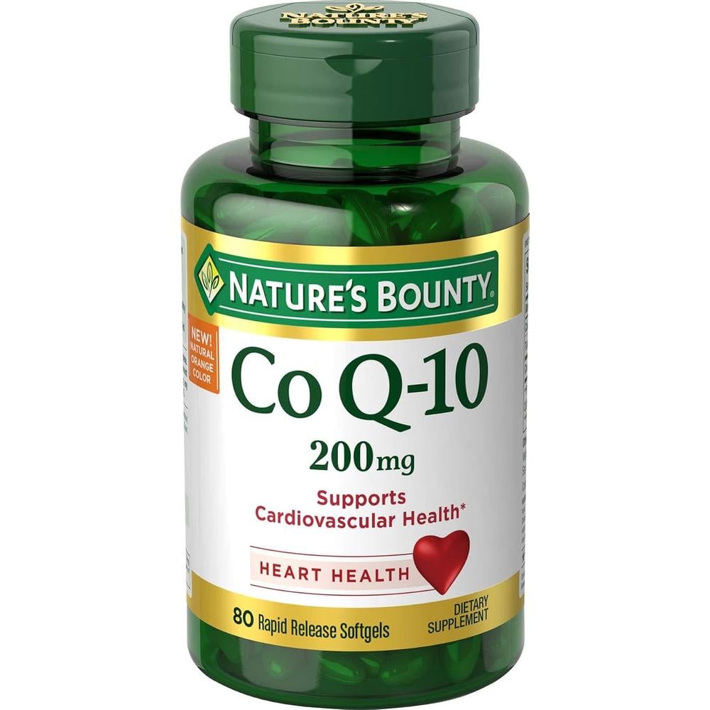 COENZIMA Q10 NATURE'S BOUNTY 200 MG 80 CÁPSULAS BLANDAS | PACK 3 - 1