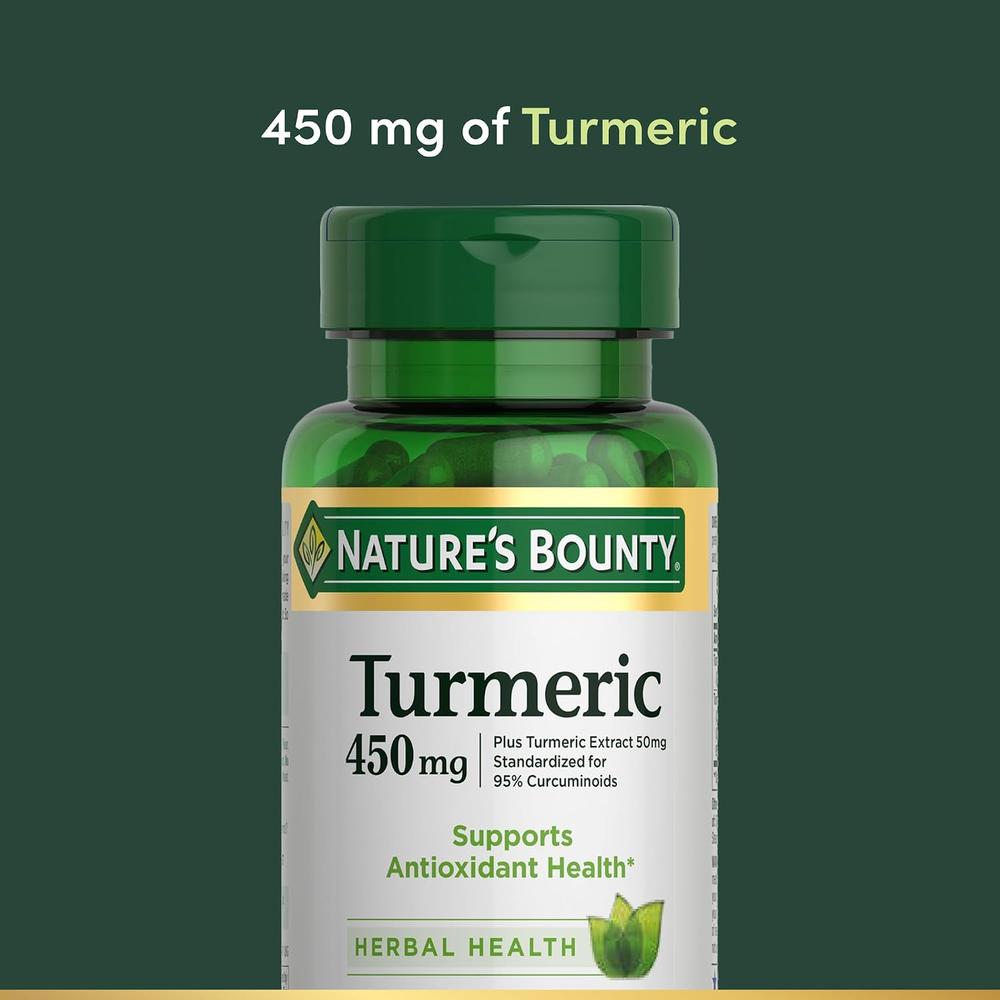 CÚRCUMA NATURE'S BOUNTY 450 MG 60 CÁPSULAS - 3