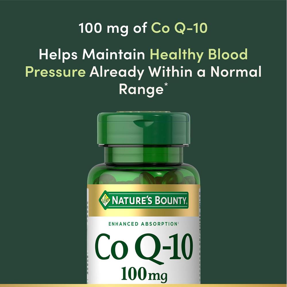 COENZIMA Q10 NATURE'S BOUNTY 100 MG 75 CÁPSULAS BLANDAS | PACK 3 - 4