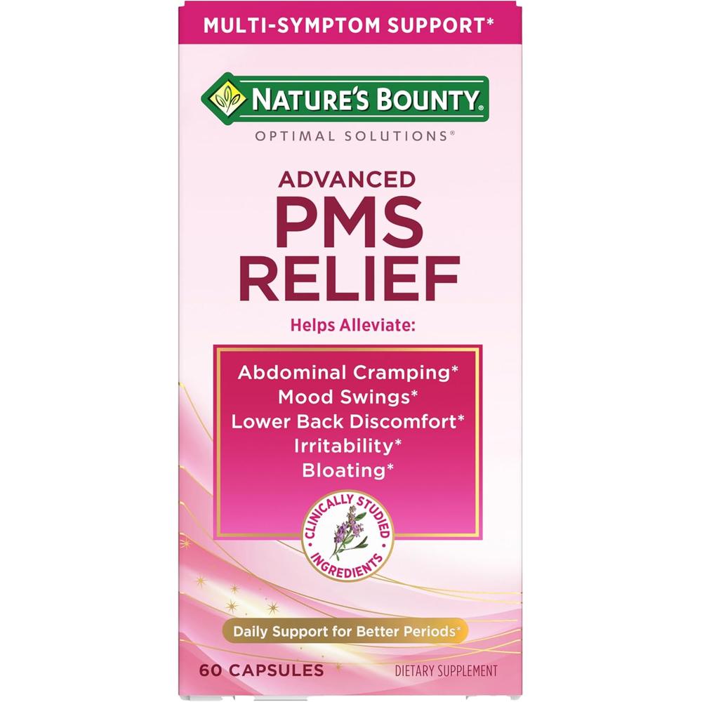 ADVANCED PMS RELIEF NATURE'S BOUNTY 60 CÁPSULAS - 1