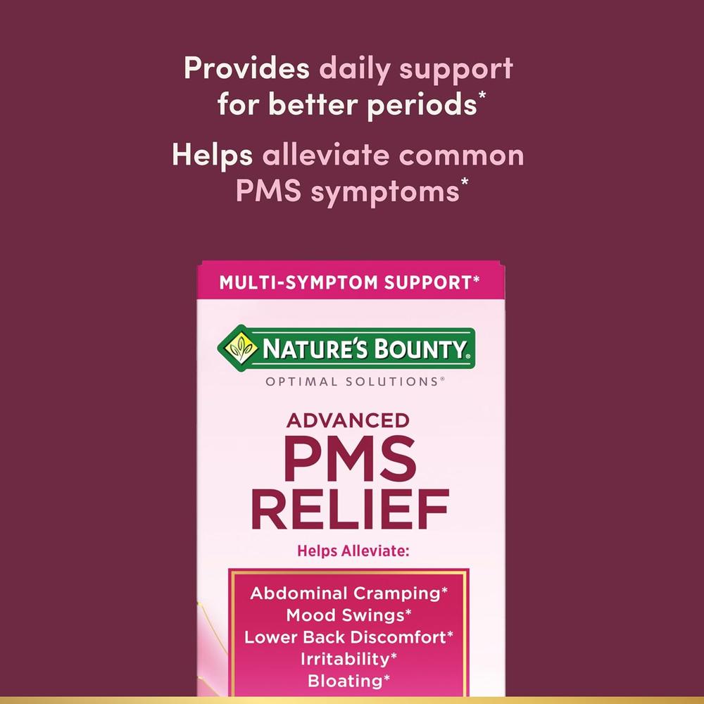 ADVANCED PMS RELIEF NATURE'S BOUNTY 60 CÁPSULAS - 3