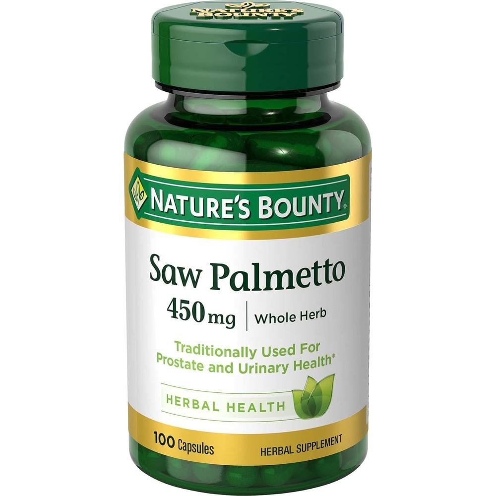 SAW PALMETTO NATURE'S BOUNTY 450 MG 100 CÁPSULAS - 1