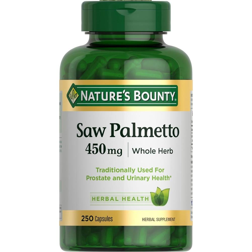 SAW PALMETTO NATURE'S BOUNTY 450 MG 250 CÁPSULAS - 1