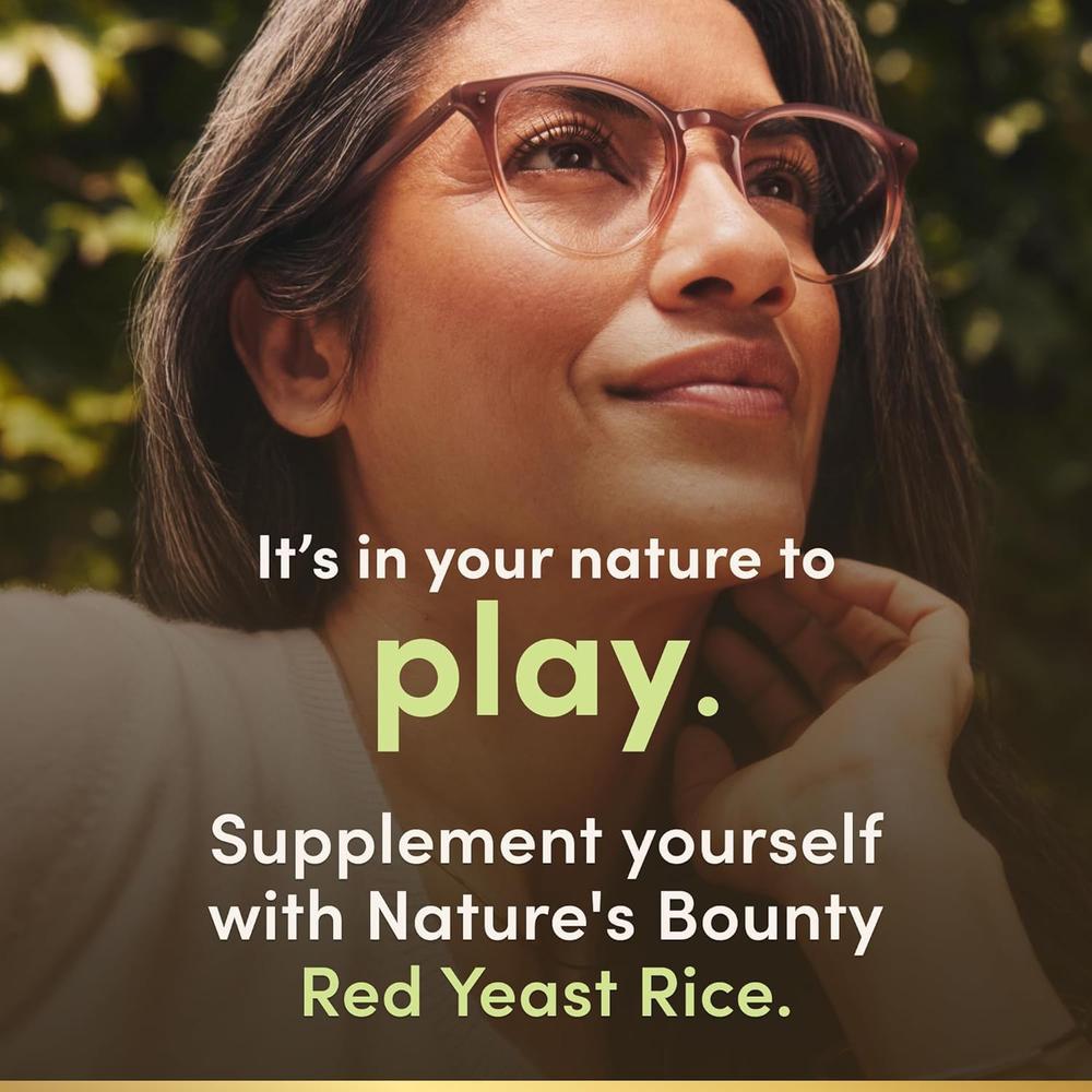 ARROZ DE LEVADURA ROJA NATURE'S BOUNTY 600 MG 120 CÁPSULAS | PACK 2 - 4