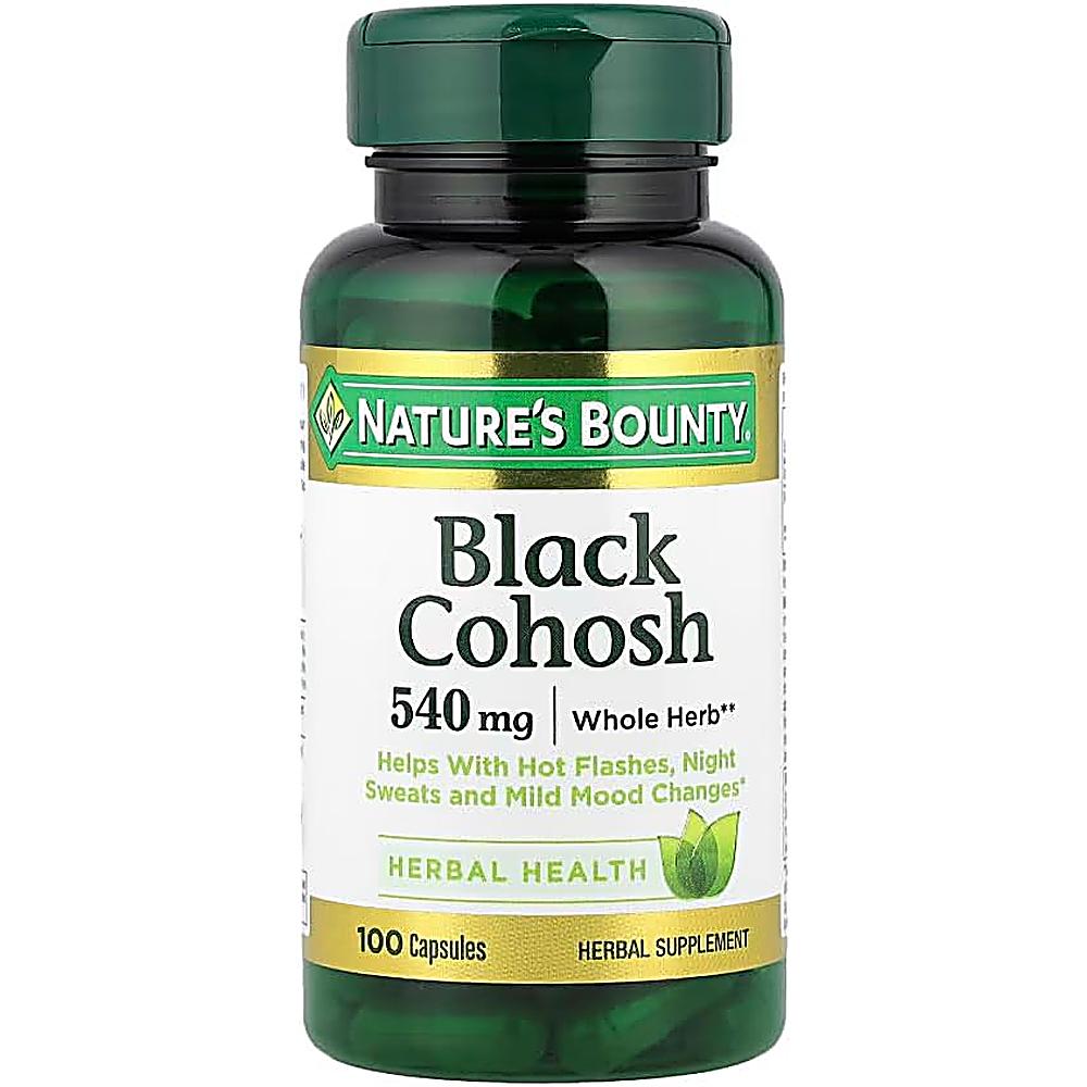 BLACK COHOSH NATURE'S BOUNTY 540 MG 100 CÁPSULAS - 3