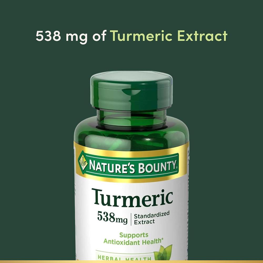 CÚRCUMA NATURE'S BOUNTY 538 MG 45 CÁPSULAS - 3