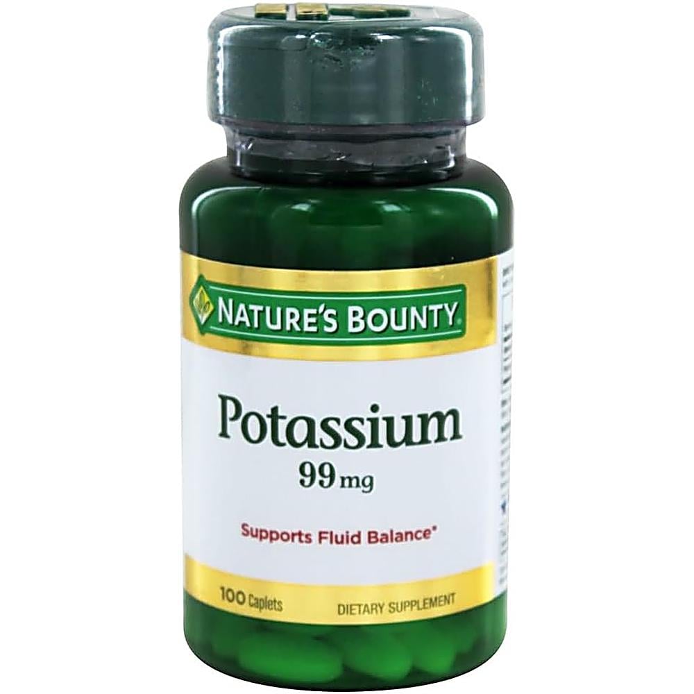 POTASIO NATURE'S BOUNTY 99 MG 100 TABLETAS | PACK 2 - 1