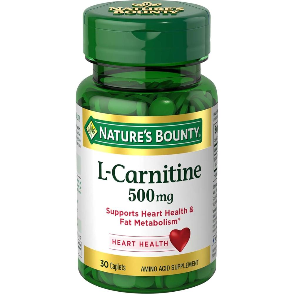 L-CARNITINA NATURE'S BOUNTY 500 MG 30 TABLETAS - 1