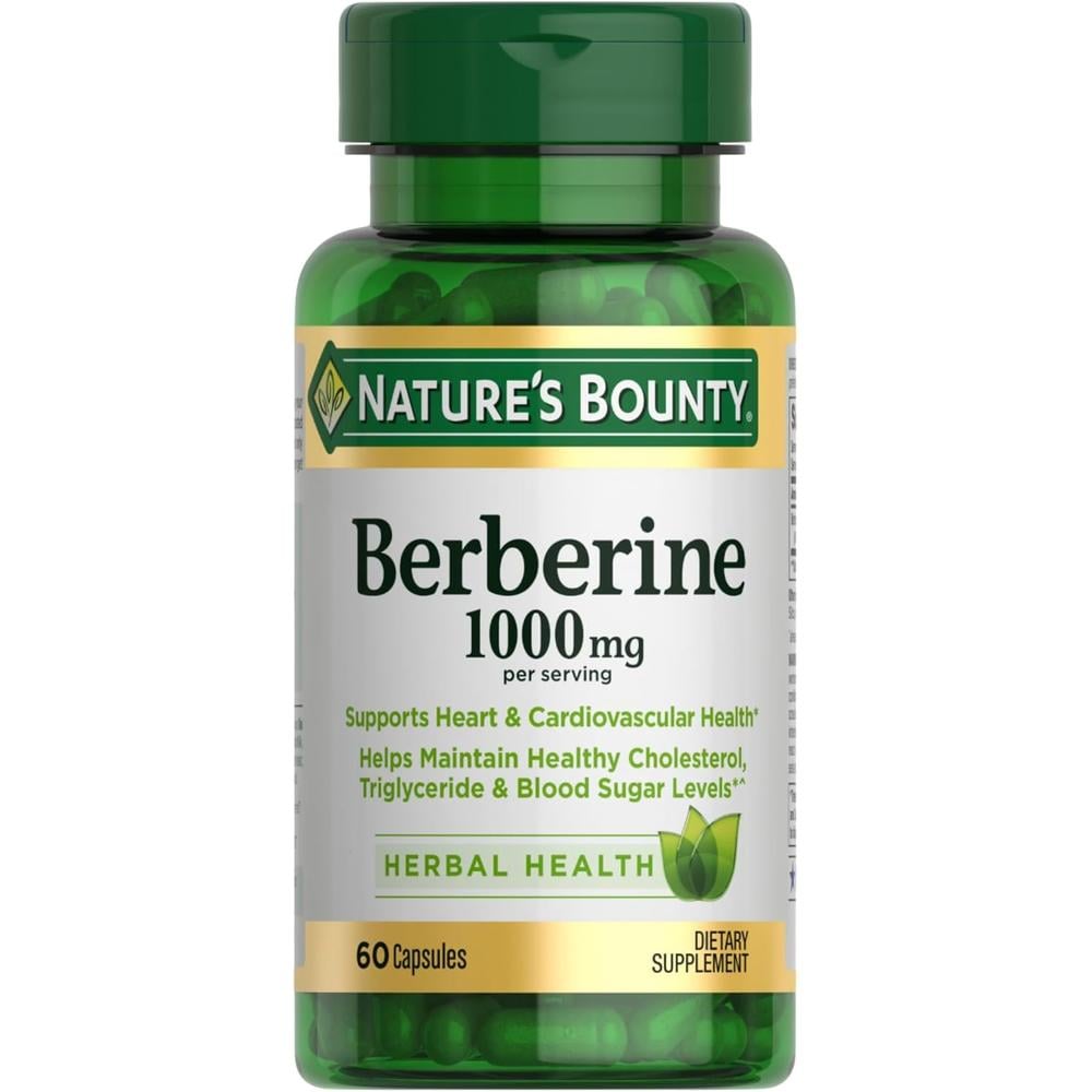 BERBERINA NATURE'S BOUNTY 1000 MG 60 CÁPSULAS - 1