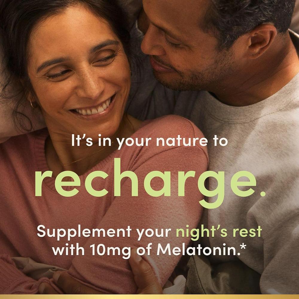 SLEEP3 MELATONINA NATURE'S BOUNTY 10 MG 60 TABLETAS TRICAPA - 4
