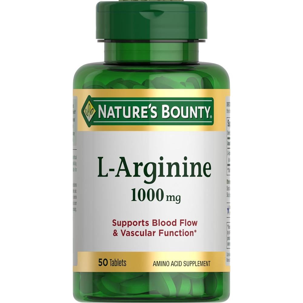 L-ARGININA NATURE'S BOUNTY 1000 MG 50 TABLETAS - 1