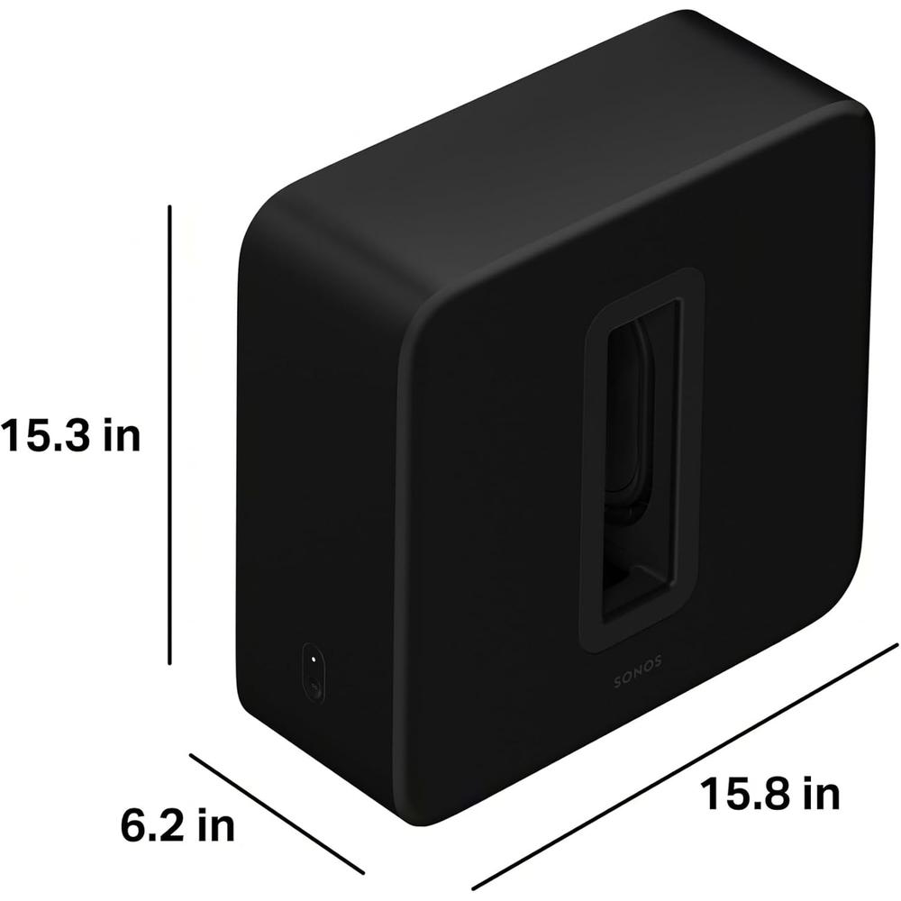 SUBWOOFER INALÁMBRICO SUB 4 SONOS | NEGRO - 4