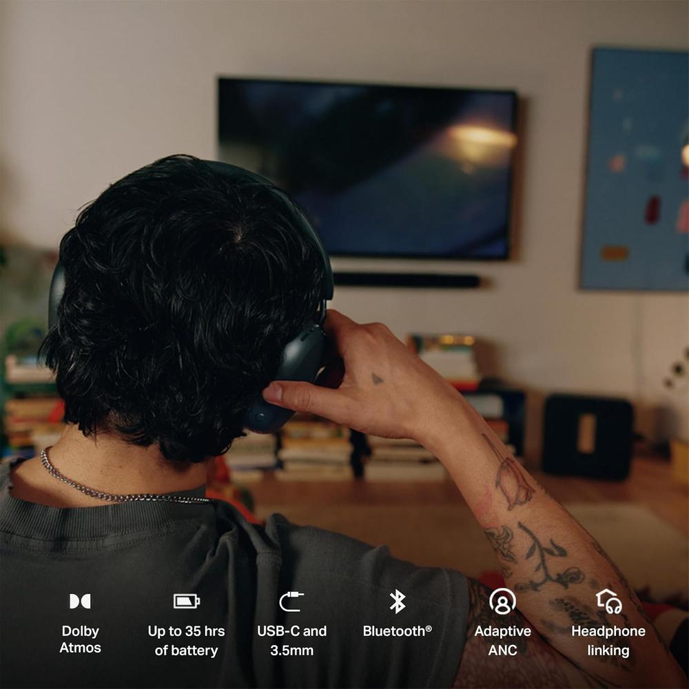 AUDÍFONOS OVER-EAR CANCELACIÓN DE RUIDO ACE ULTRA SONOS | NEGRO - 2