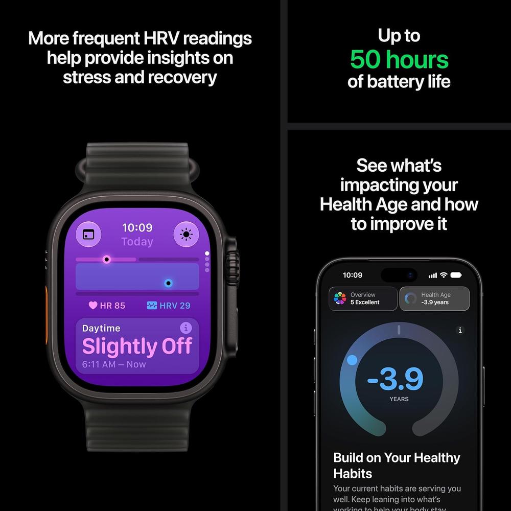 APPLE WATCH ULTRA 4 (GPS + CELLULAR) 49MM NATURAL TITANIUM + ALPINE LOOP DESERT - M - 5