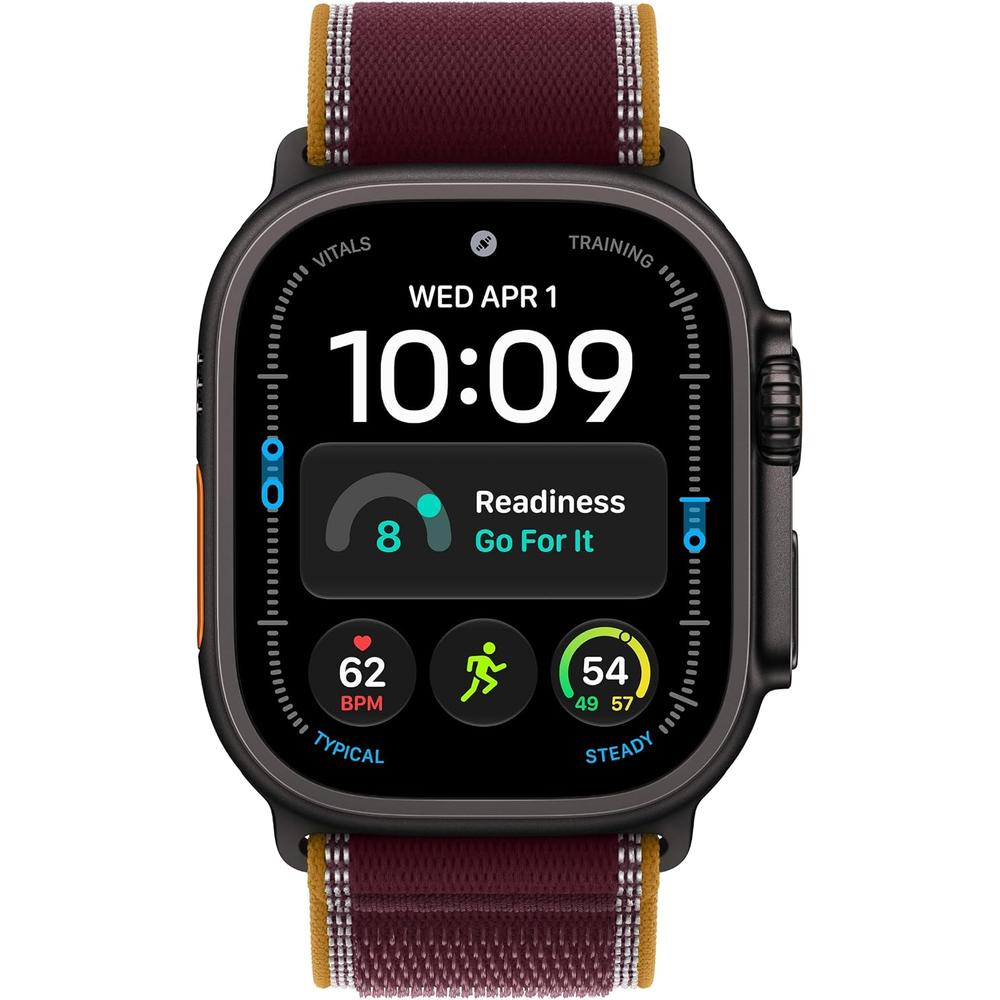 APPLE WATCH ULTRA 4 (GPS + CELLULAR) 49MM BLACK TITANIUM + TRAIL LOOP BURGUNDY - S - 2