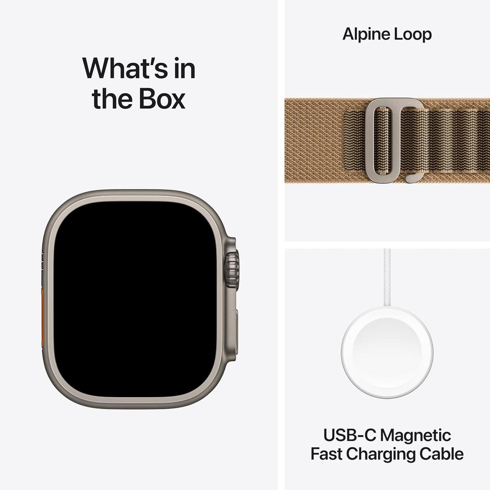 APPLE WATCH ULTRA 4 (GPS + CELLULAR) 49MM NATURAL TITANIUM + ALPINE LOOP DESERT - S - 8