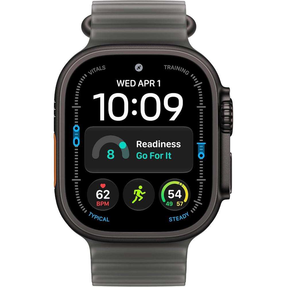 APPLE WATCH ULTRA 4 (GPS + CELLULAR) 49MM BLACK TITANIUM + OCEAN BAND TRANSLUCENT BLACK - ONE SIZE - 2