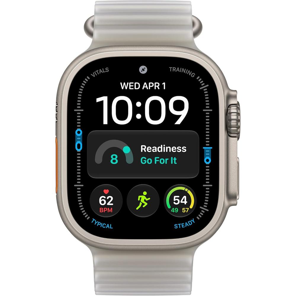 APPLE WATCH ULTRA 4 (GPS + CELLULAR) 49MM NATURAL TITANIUM + OCEAN BAND TRANSLUCENT GRAY - ONE SIZE - 2
