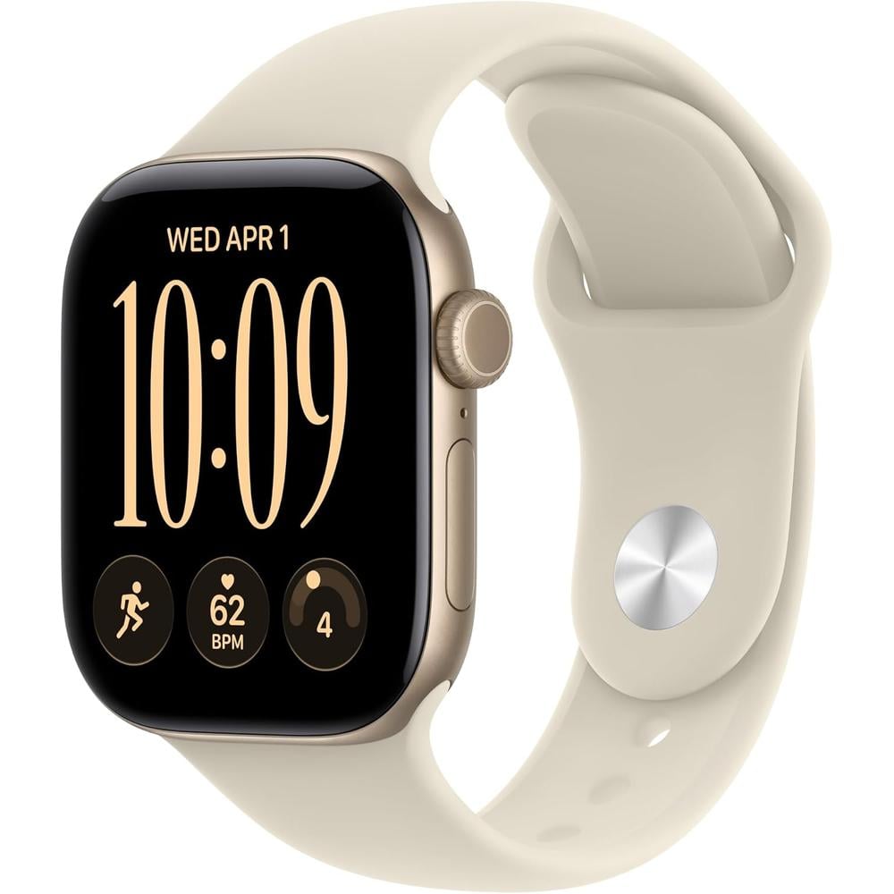 APPLE WATCH SERIES 12 (GPS) 42MM LIGHT GOLD ALUMINUM + SPORT BAND SAND - S/M - 1