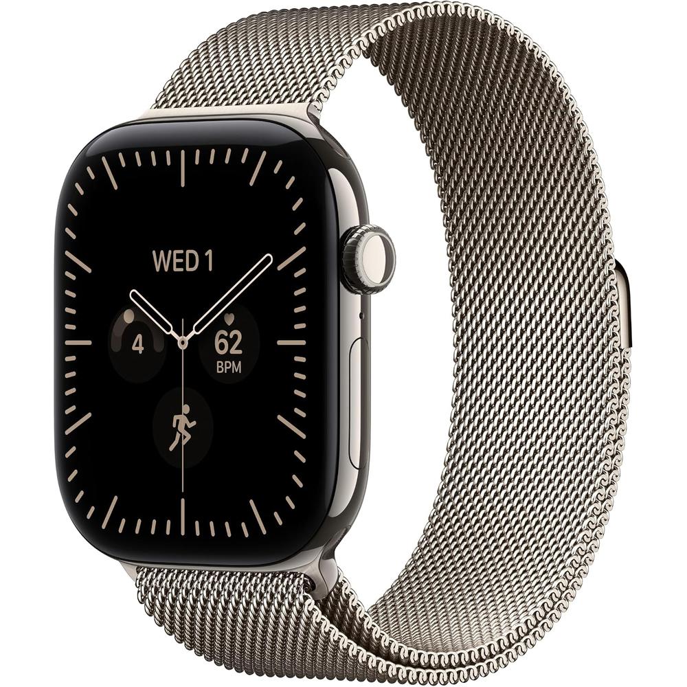 APPLE WATCH SERIES 12 (GPS + CELLULAR) 46MM NATURAL TITANIUM + MILANESE LOOP NATURAL - M/L - 1