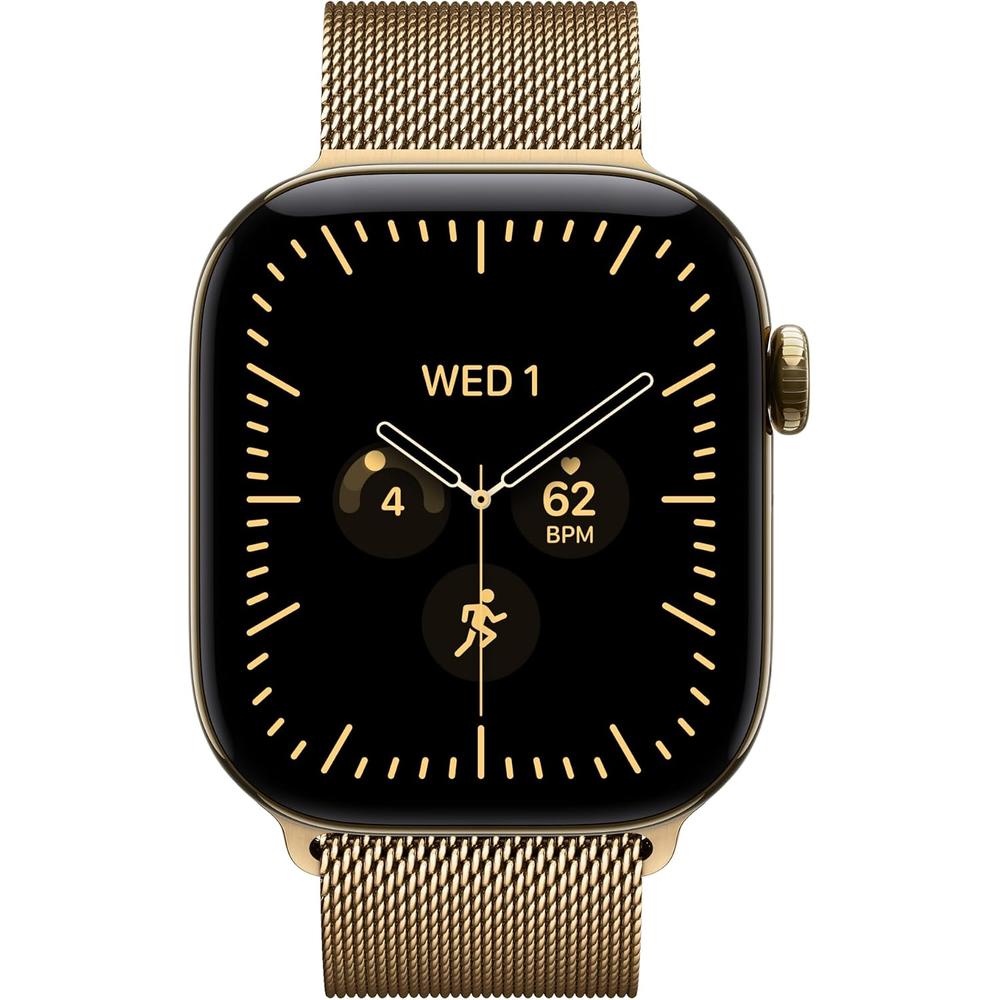 APPLE WATCH SERIES 12 (GPS + CELLULAR) 42MM RADIANT GOLD TITANIUM + MILANESE LOOP RADIANT GOLD - S/M - 2