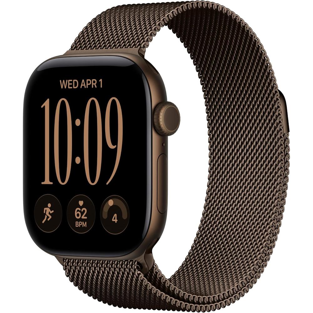 APPLE WATCH SERIES 12 (GPS) 42MM DARK BRONZE ALUMINUM + MILANESE LOOP DARK BRONZE - S/M - 1