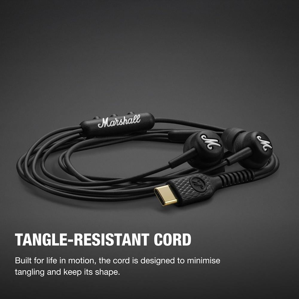 AUDÍFONOS ALÁMBRICOS IN-EAR USB-C MODE MARSHALL | NEGRO - 4