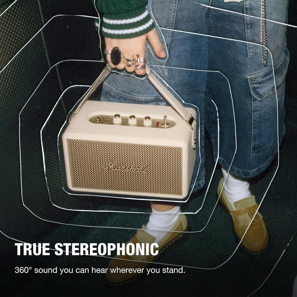 PARLANTE PORTÁTIL BLUETOOTH KILBURN III MARSHALL | CREMA - 3