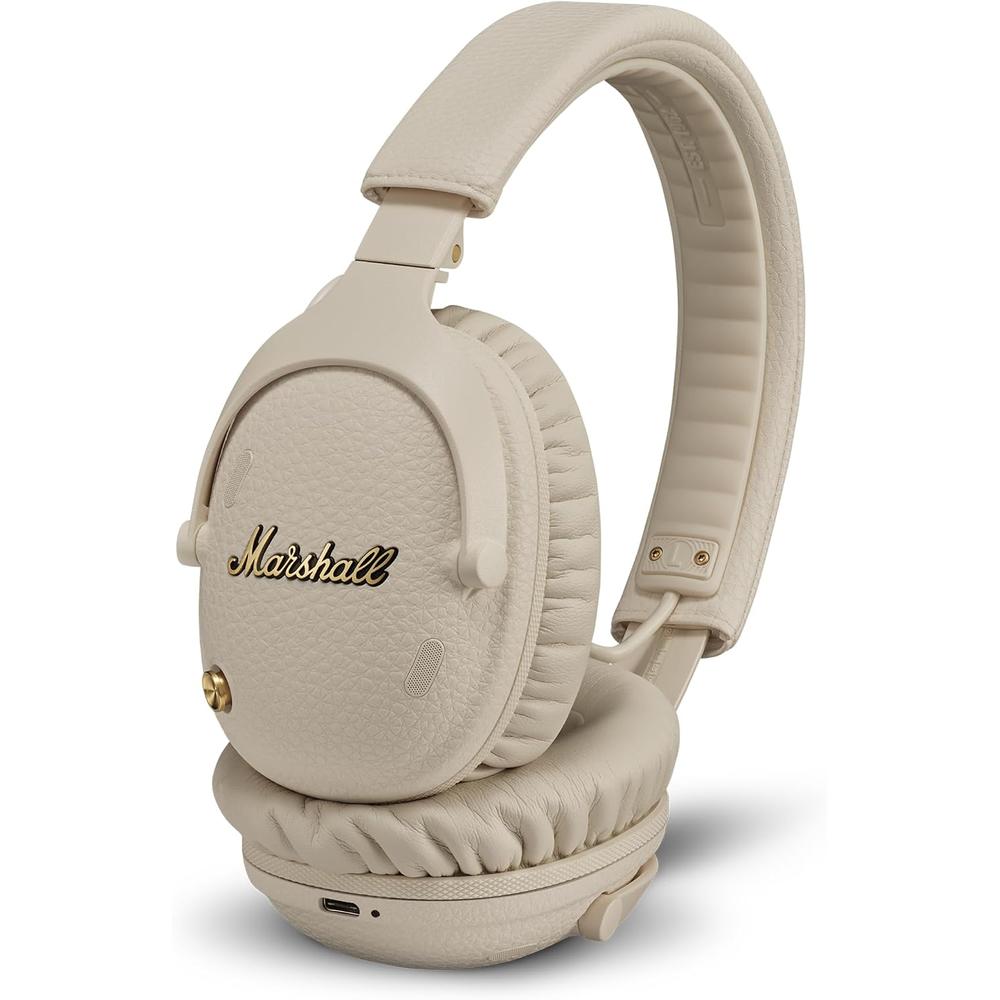 AUDÍFONOS INALÁMBRICOS OVER-EAR CANCELACIÓN DE RUIDO MONITOR III ANC MARSHALL | CREMA - 1