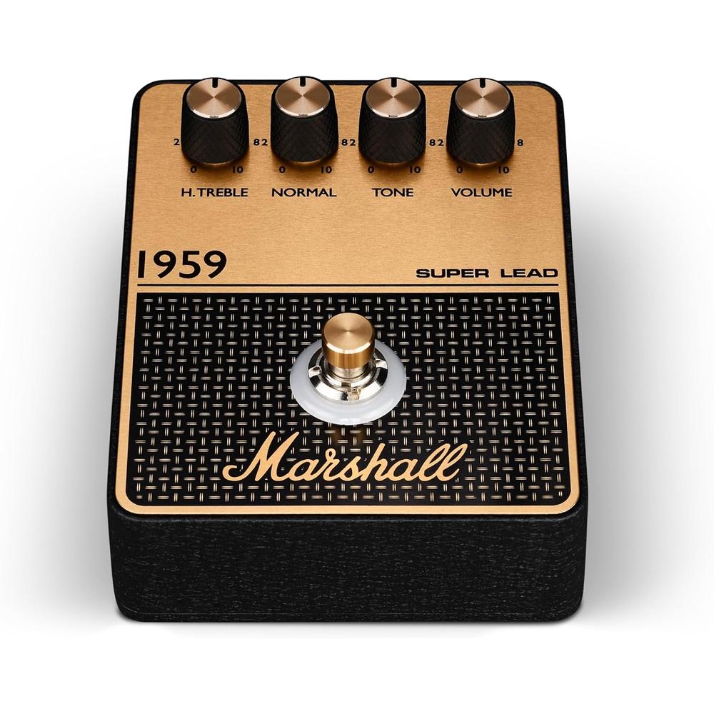 PEDAL DE EFECTO OVERDRIVE DISTORSIÓN 1959 MARSHALL | NEGRO Y DORADO - 1