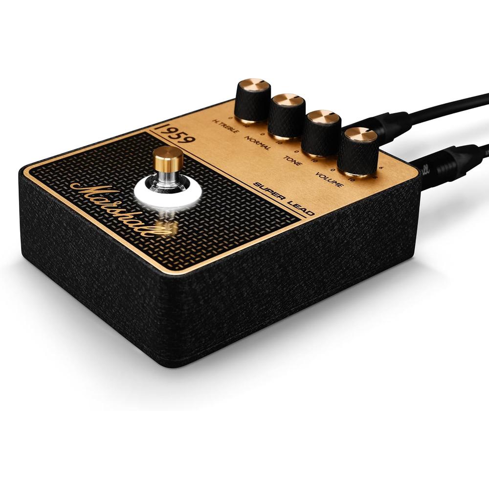 PEDAL DE EFECTO OVERDRIVE DISTORSIÓN 1959 MARSHALL | NEGRO Y DORADO - 3