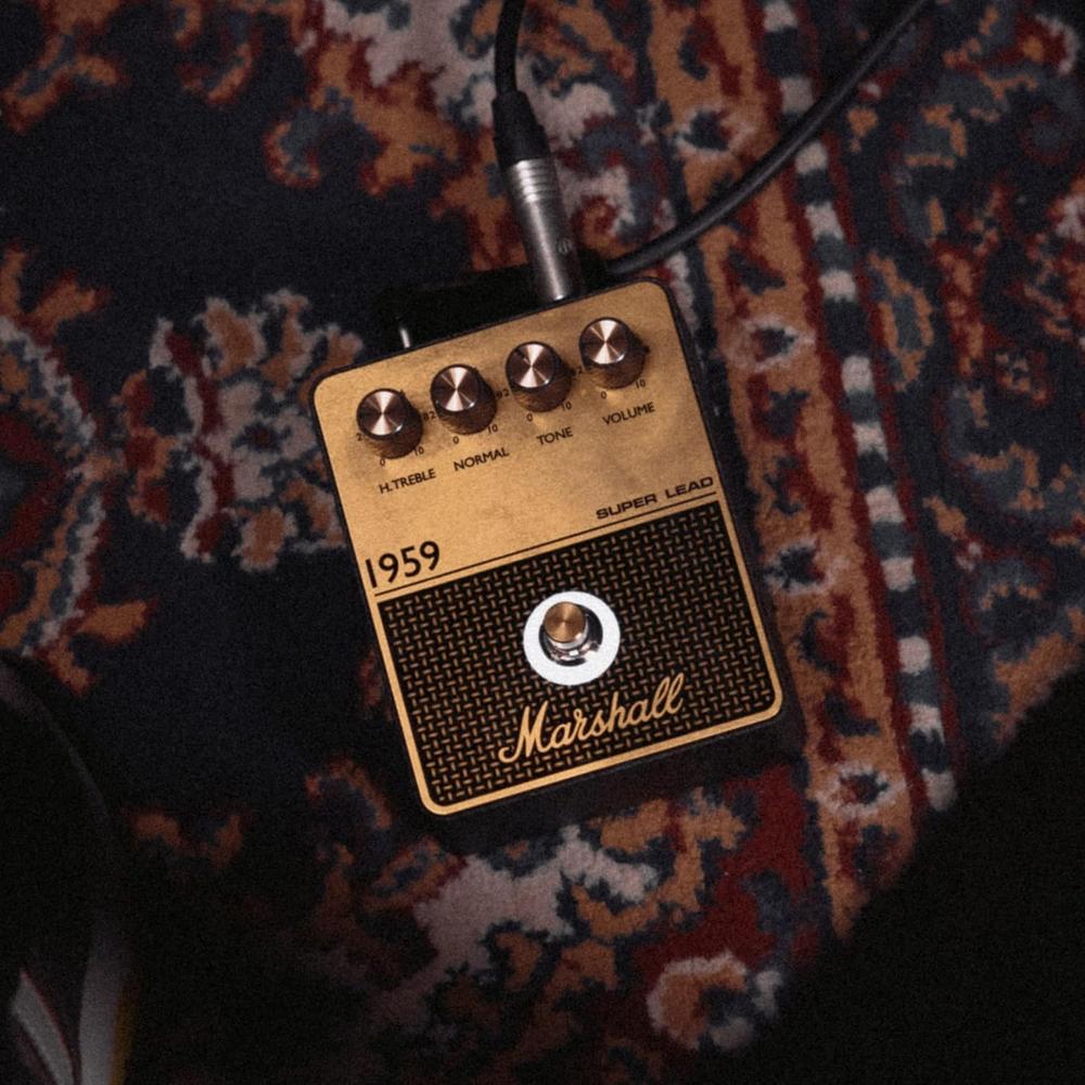 PEDAL DE EFECTO OVERDRIVE DISTORSIÓN 1959 MARSHALL | NEGRO Y DORADO - 6