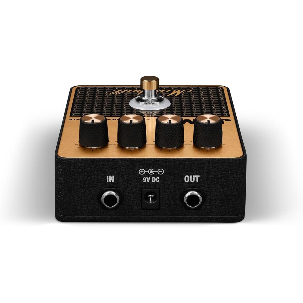 PEDAL DE EFECTO OVERDRIVE DISTORSIÓN JVM MARSHALL | NEGRO Y DORADO - 2