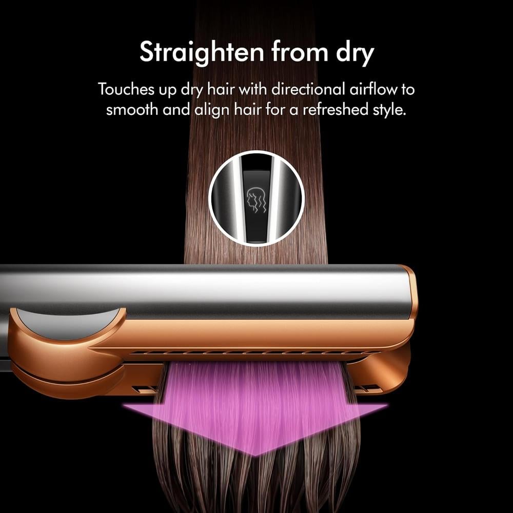 PLANCHA DE PELO DYSON AIRSTRAIT PARA CABELLO HÚMEDO Y SECO | ROSA - 4