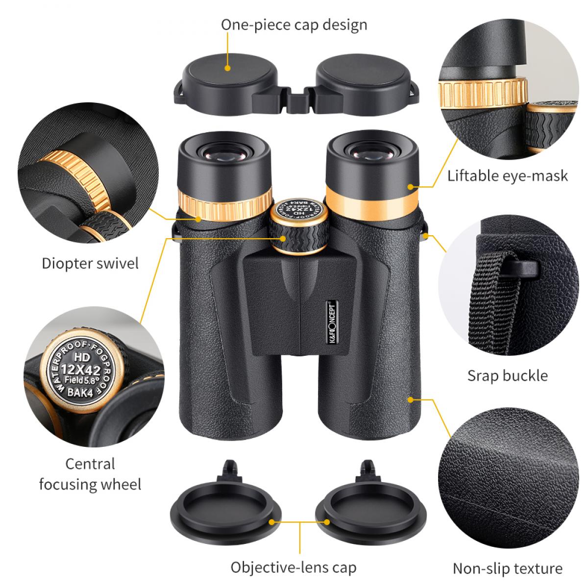 Binocular K&F Concept HY1242 KF33.011 - 3