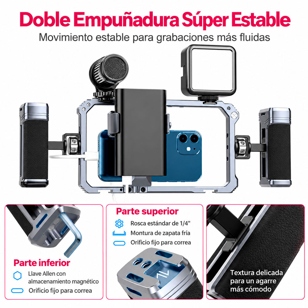 ESTABILIZADOR MANUAL ULANZI SKU3127 PARA SMARTPHONE - 7