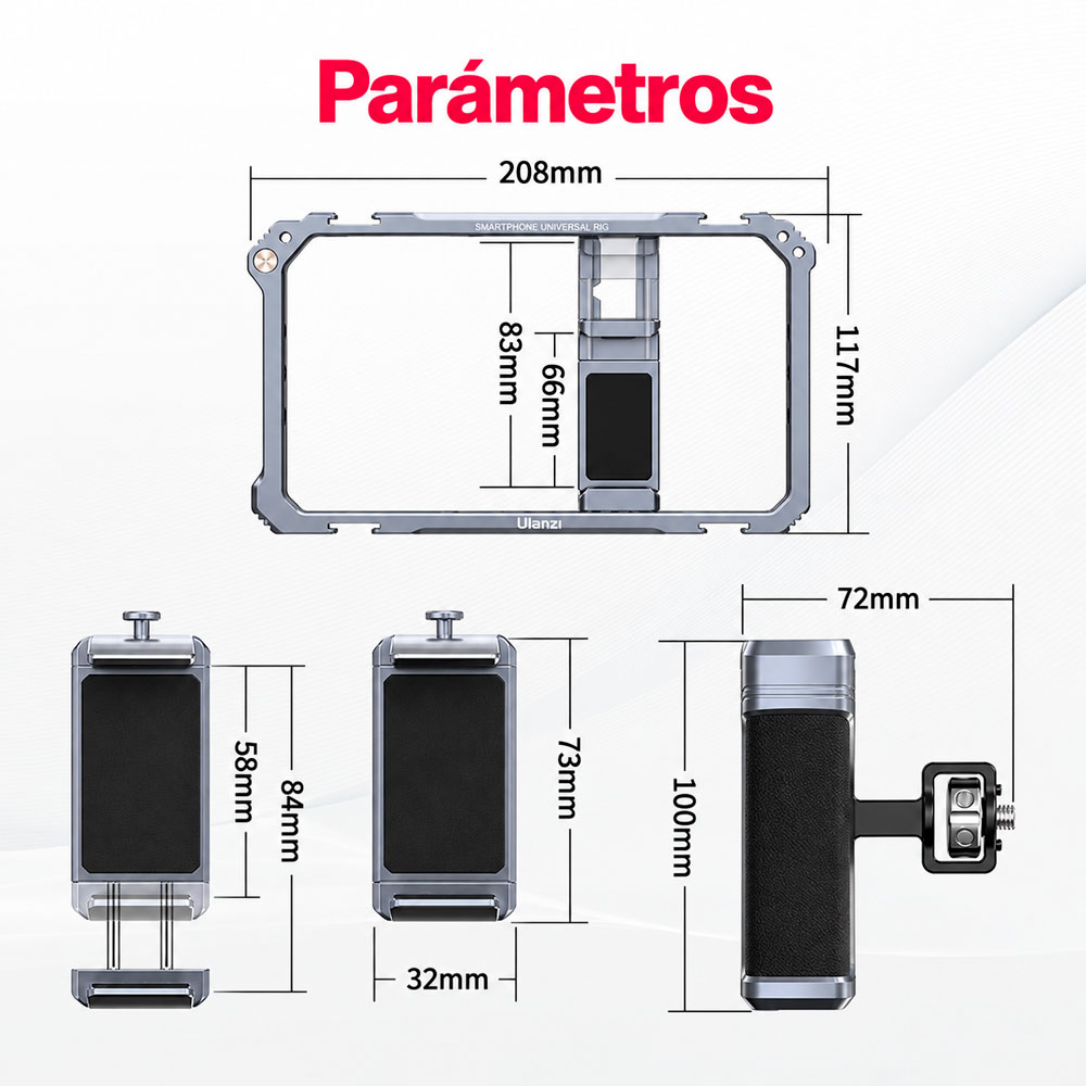 ESTABILIZADOR MANUAL ULANZI SKU3127 PARA SMARTPHONE - 8