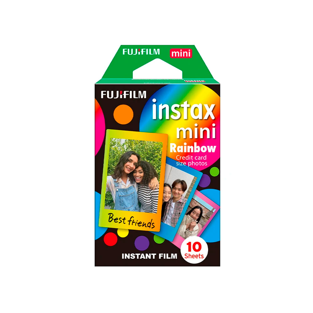 PACK DE PELICULA FUJIFILM INSTAX MINI RAINBOW X 10 UNID - 1