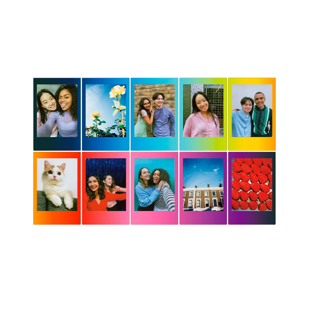 PACK DE PELICULA FUJIFILM INSTAX MINI RAINBOW X 10 UNID - 2