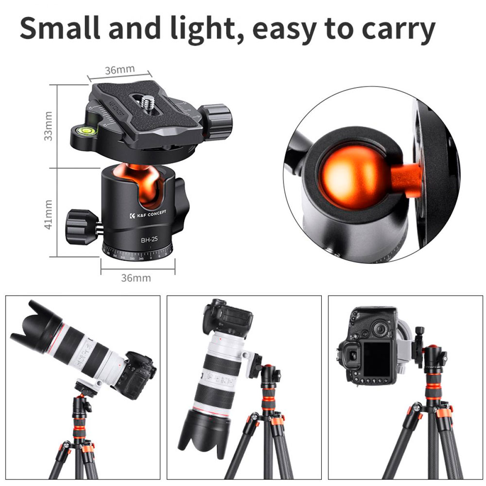 CABEZAL PARA TRIPODE KYF CONCEPT KF31.029V3 - BH-25 - 3