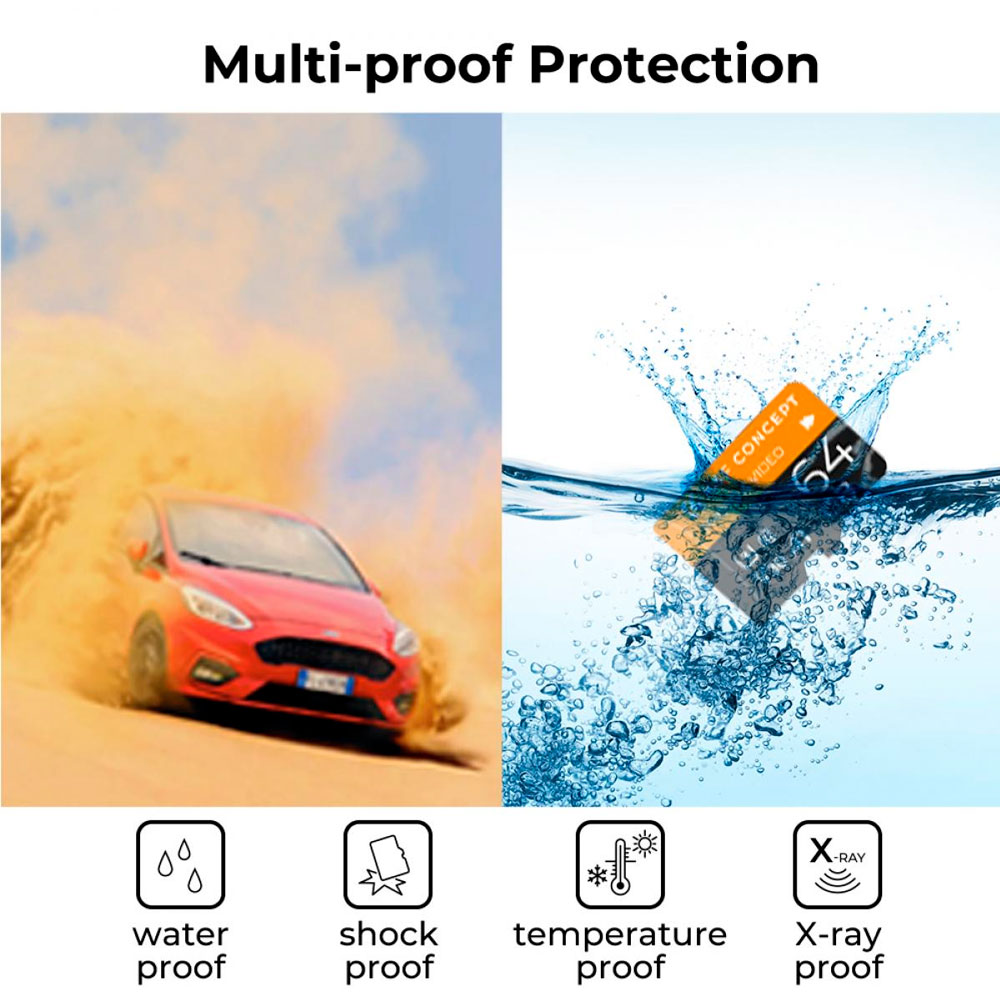 MEMORIA MICRO SD KYF CONCEPT 64GB  R95MB - W45MB - 4
