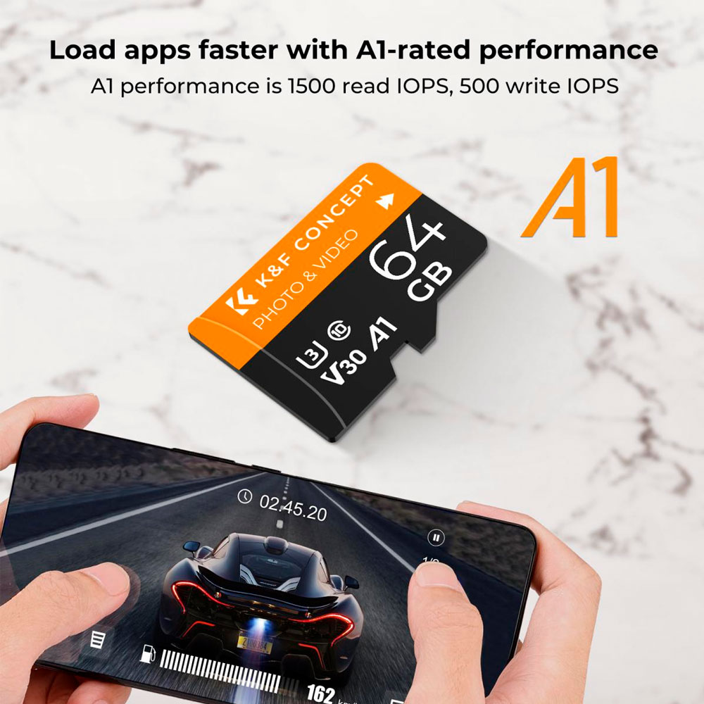 MEMORIA MICRO SD KYF CONCEPT 64GB  R95MB - W45MB - 5