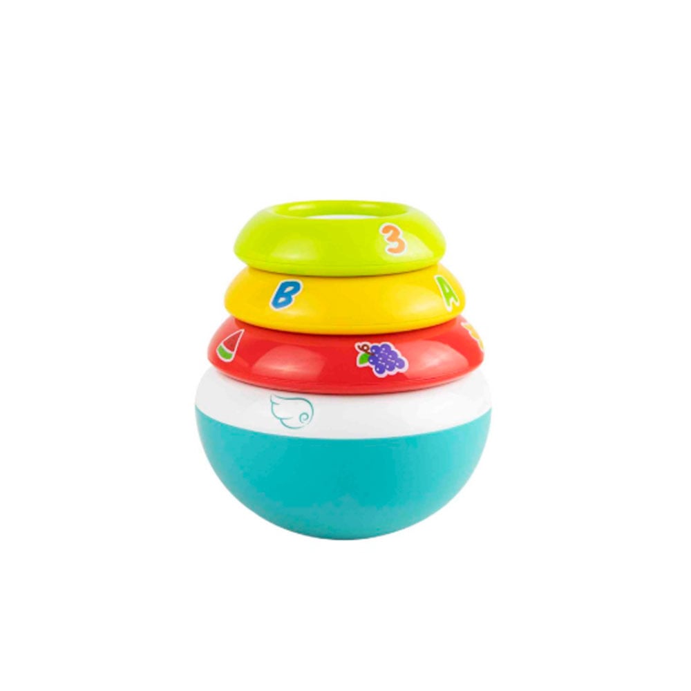 JUEGO DIDACTICO AROS UNICORNIO BASA ROLY POLI - 2
